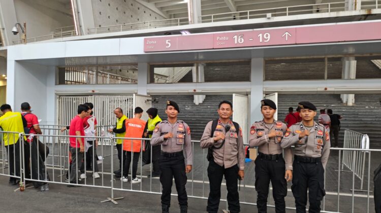 SUGBK Senayan Jadi Titik Pengamanan Ketat Laga FIFA Series Indonesia vs Mozambik, Zona 5 Dikerahkan 21 Personel Gabungan