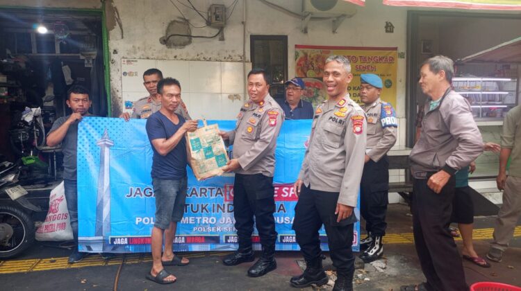 Polsek Senen Gelar Jakarta On The Spot, Perkuat Sinergi Jaga Kamtibmas Bersama Warga
