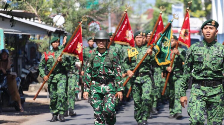 Yonif 515 Kostrad Gelar Tradisi Penyambutan Macan Kumbang 47