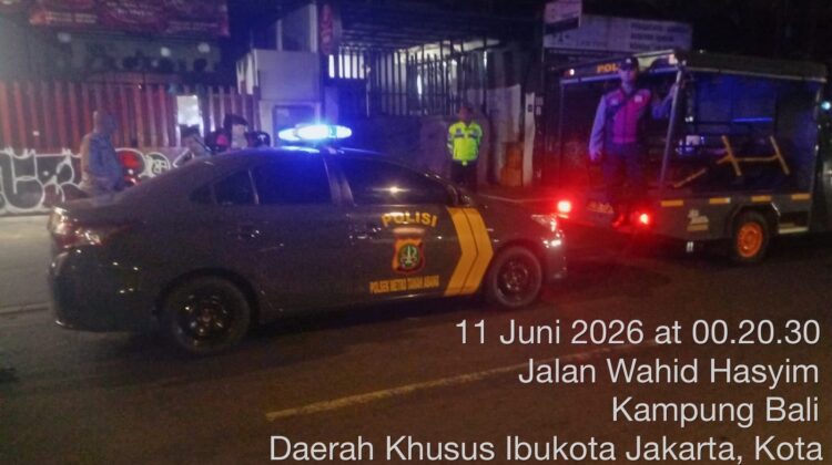 Apel dan Patroli Cipta Kondisi, Upaya Preventif Cegah Gangguan Kamtibmas di Tanah Abang