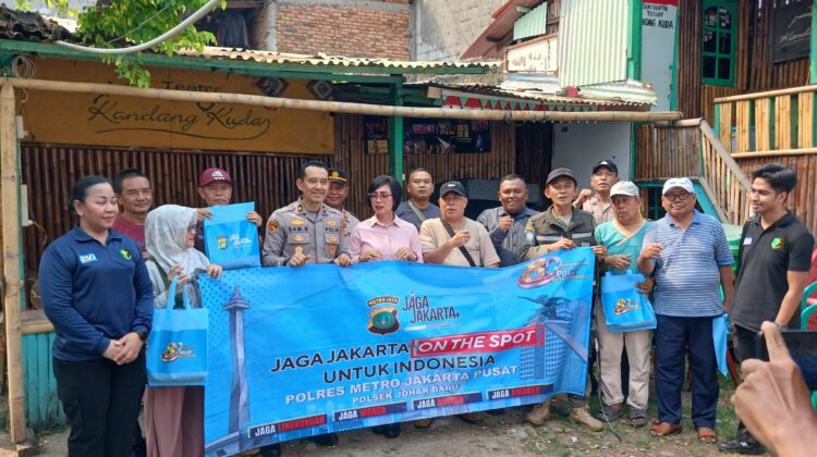 Jaga Jakarta On The Spot Untuk Indonesia, Polres Metro Jakarta Pusat Serap Aspirasi Warga Galur dan Perkuat Kamtibmas