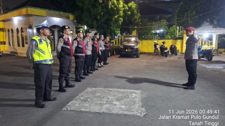 Apel Cipta Kondisi Digelar, Polsek Johar Baru Fokus Berantas Begal, Narkoba dan Kejahatan Jalanan