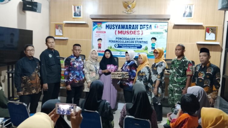 Bangun Desa, Serka Enjon S. Ikuti Musdes RKP Desa Karet