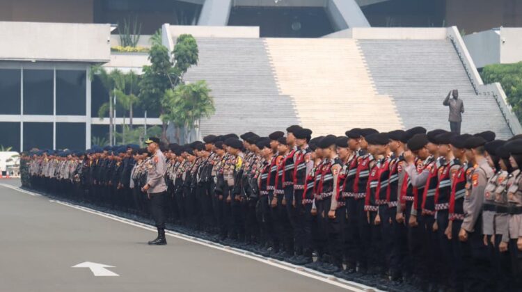 3.099 Personel Disiagakan Kawal Aksi Unjuk Rasa di Sejumlah Titik Jakarta Pusat