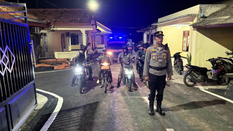 Sinergitas Koramil 08/Kronjo Gelar Patroli Bersama Polsek, Cegah Gangguan Kamtibmas Diwilayah