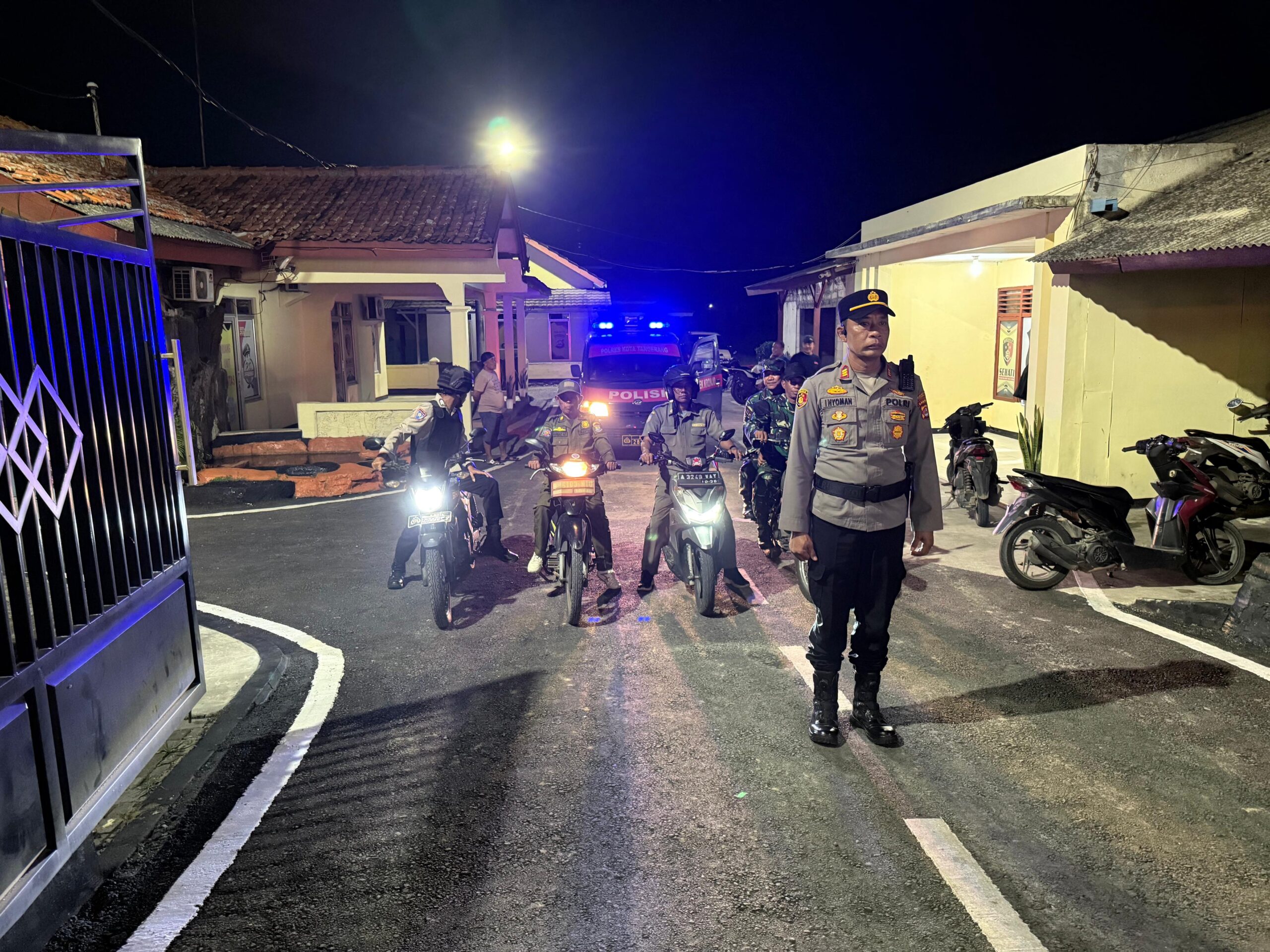 Sinergitas Koramil 08/Kronjo Gelar Patroli Bersama Polsek, Cegah Gangguan Kamtibmas Diwilayah