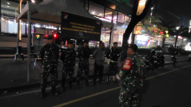 Koramil 14/Panongan Gelar Posko Siaga Pengamanan, Antisipasi Perkembangan Situasi Wilayah Tetap Kondusif
