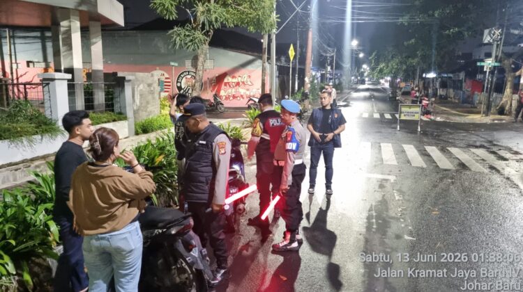 Operasi Cipta Kondisi, Polsek Johar Baru Sisir Titik Rawan dan Antisipasi Kejahatan Jalanan