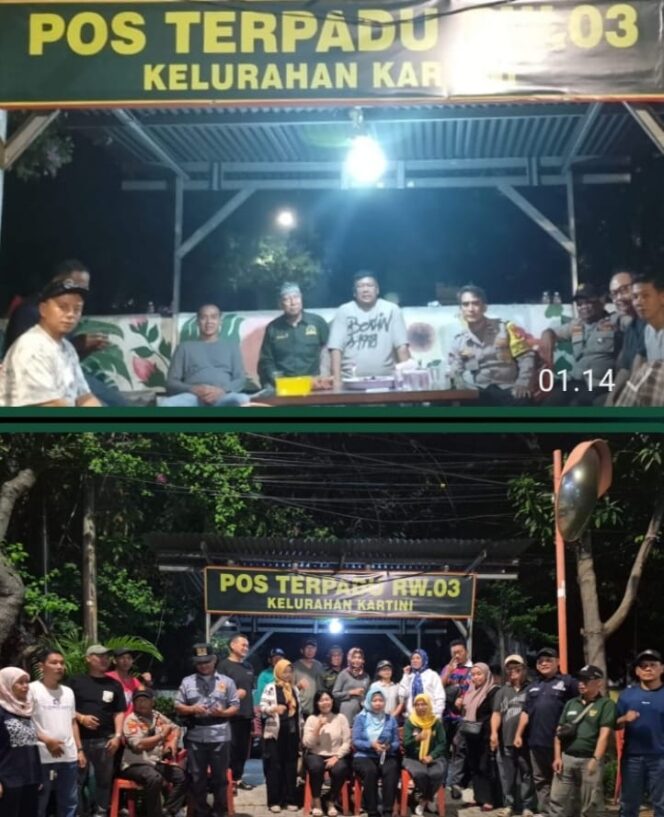 
					Sambang Satkamling dan Patroli Jalan Kaki Bersama Sabuk Kamtibmas Pos Terpadu Rw 003″ Perkuat Keamanan Lingkungan Kartini