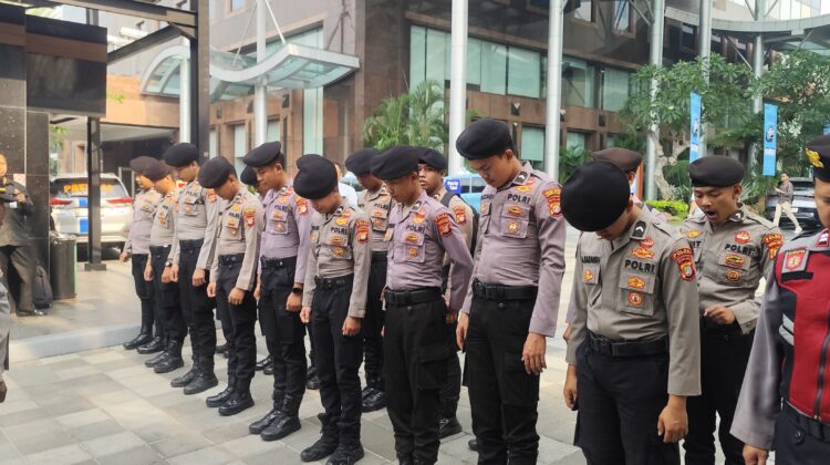 35 Personel Gabungan Disiagakan Amankan Aksi Penyampaian Aspirasi di Kantor Pusat BRI