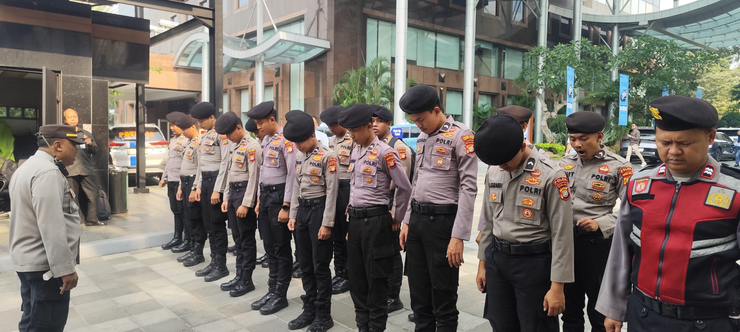35 Personel Gabungan Disiagakan Amankan Aksi Penyampaian Aspirasi di Kantor Pusat BRI