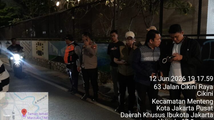 Tiga Pilar Menteng Perkuat Pengawasan TIM, Cegah Gangguan Kamtibmas dan Parkir Liar