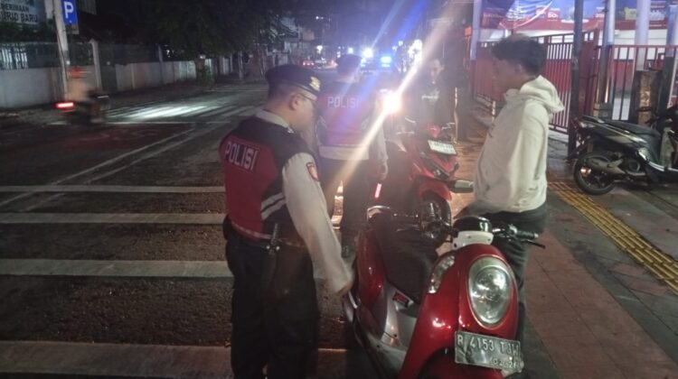 Antisipasi Gangguan Kamtinmas, Polisi Gelar Razia Stasioner di Rawasari Selatan
