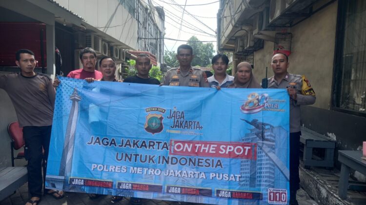 Jaga Jakarta On The Spot, Polsek Senen Perkuat Sinergitas dengan Warga Kenari