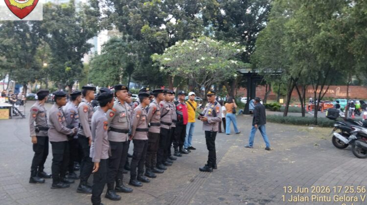 30 Personel Gabungan Disiagakan Amankan Konser “25th Janji Suci Yovie & Nuno” di Istora Senayan