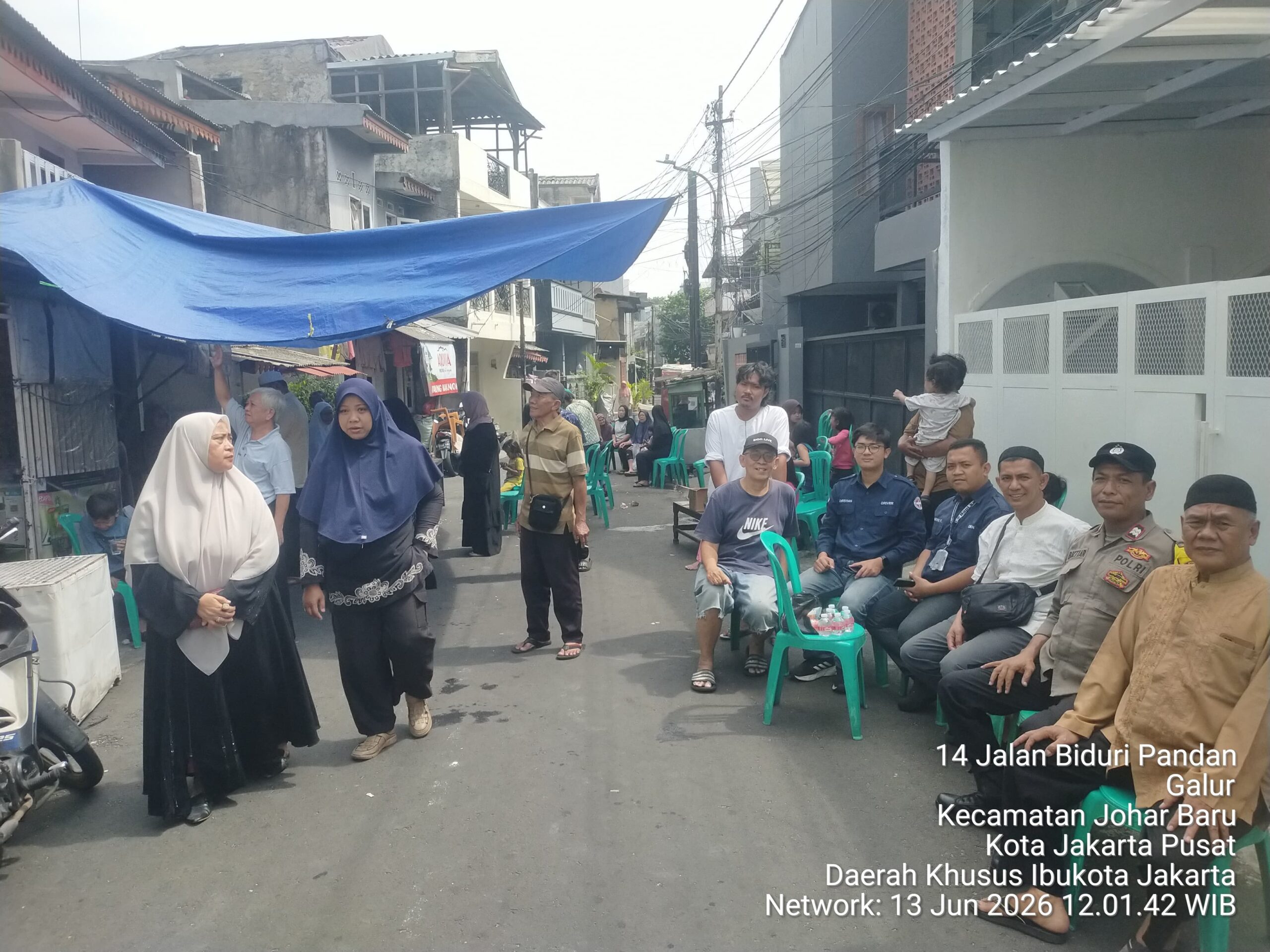 Sambang dan Takziah Warga RW 03 Galur, Wujud Kepedulian Polri dan Penguatan Kamtibmas