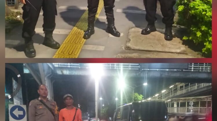 Polsek Senen Perkuat Pengamanan Dini Hari, Antisipasi Tawuran dan Kejahatan Jalanan