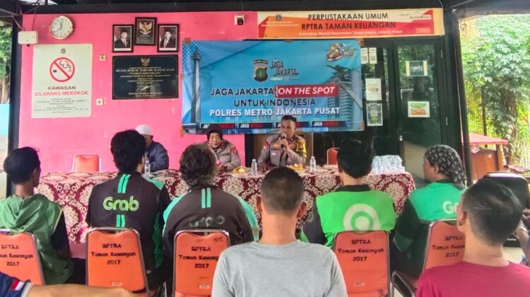 Polsek Metro Tanah Abang Gelar Jakarta On The Spot Bersama Warga RW 06 Bendungan Hilir