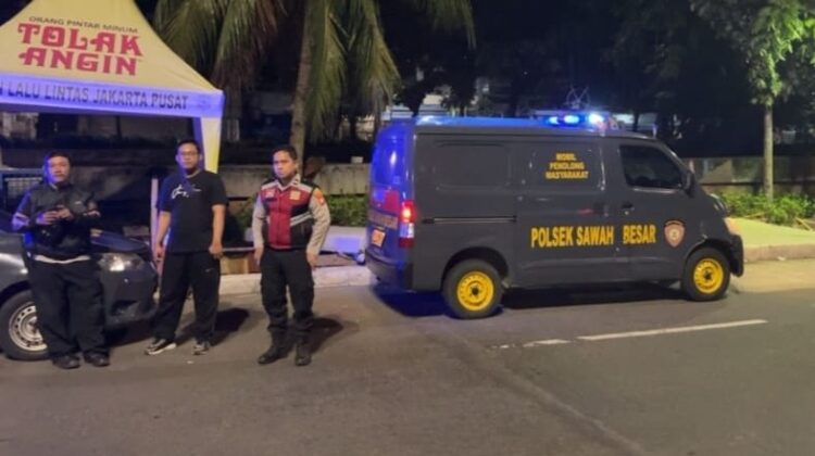 Polisi Perkuat Strong Poin Malam Hari” Balap Liar Bubar Sepi di Jl. Gunung Sahari Raya Sawah Besar
