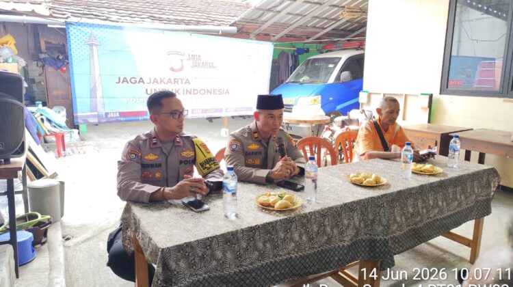 Jaga Jakarta On The Spot, Polsek Johar Baru dan Warga Perkuat Sinergi Ciptakan Lingkungan Aman dan Kondusif