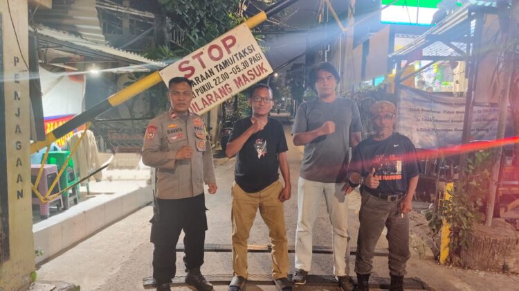 Bhabinkamtibmas Kelurahan Bendungan Hilir Perkuat Deteksi Dini Melalui Pos Kamling RT 02/01