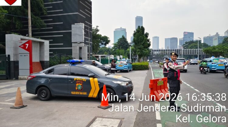 Patko 1053 Intensifkan Pengaturan Lalu Lintas dan Antisipasi Kejahatan Jalanan di Kawasan GBK Senayan