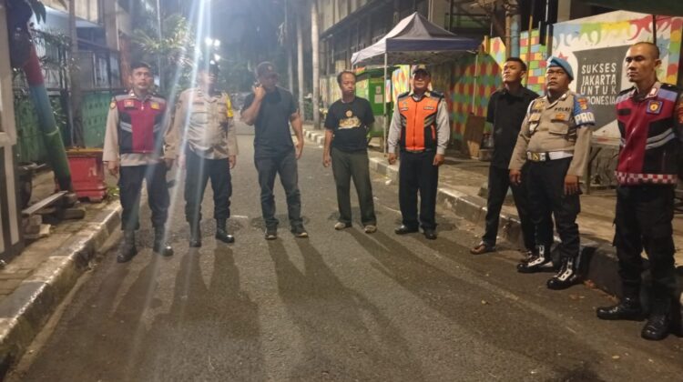 Tiga Pilar Senen Gelar Apel Ops Cipta Kondisi dan Patroli Gabungan Antisipasi Gangguan Kamtibmas