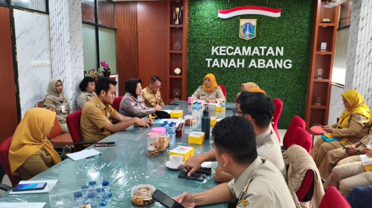 Rapat Koordinasi Kecamatan Tanah Abang Fokus pada Kamtibmas dan Permasalahan Sosial