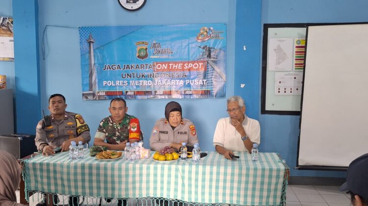 Polsek Metro Tanah Abang Gelar Jaga Jakarta On The Spot, Perkuat Kemitraan dengan Warga RW 02 Gelora