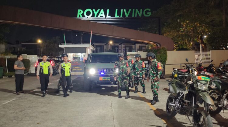 Koramil 10/Sepatan Gelar Patroli Bersama Polsek, Intensifkan Keamanan Wilayah