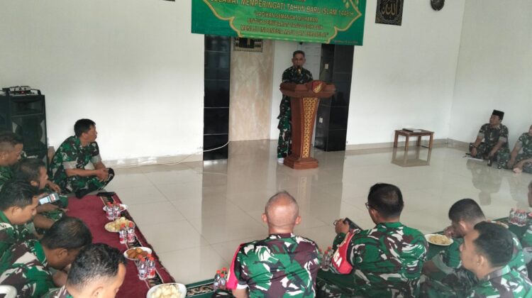 Sambut Tahun Baru Islam 1448 H, Kodim 0510/Trs Gelar Do’a Bersama
