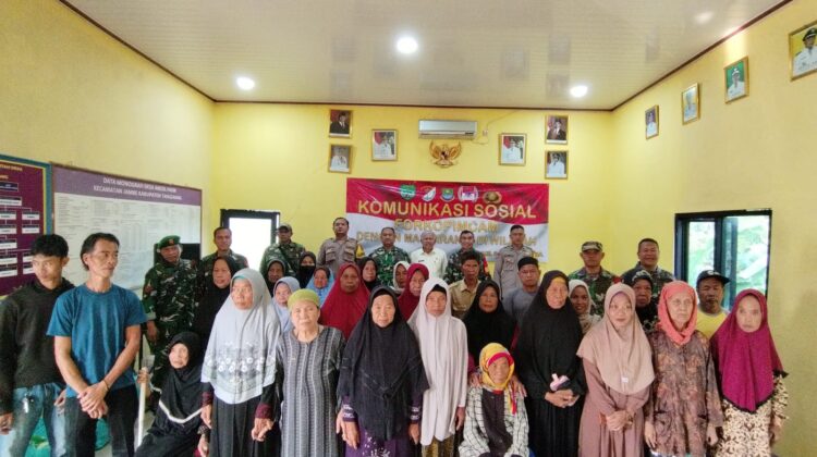 Koramil 06/Tigaraksa Gelar Bakti Sosial Dan Komunikasi Sosial (Jaga Jakarta On The Spot)