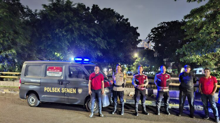 Patroli Gabungan Tiga Pilar Senen Digelar, Antisipasi Kerawanan Kamtibmas pada Malam Hari
