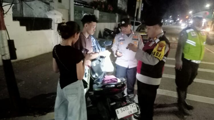 Razia Stasioner dan Patroli Cipta Kondisi Polsek Cempaka Putih, Hadirkan Rasa Aman di Tengah Masyarakat