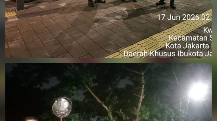 Polsek Senen Perkuat Pengamanan Dini Hari, Petugas Siaga di Titik Rawan Gangguan Kamtibmas