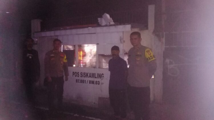 Patroli dan Sambang Poskamling, Polisi Ajak Warga Bungur Tingkatkan Kewaspadaan Lingkungan