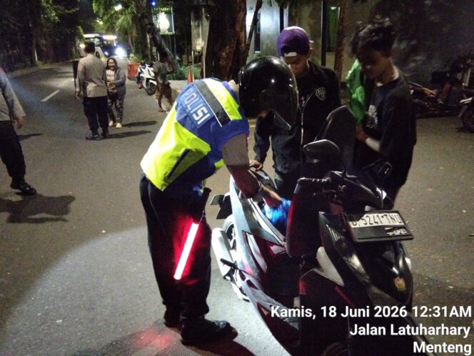 
					Razia Stasioner di Jalan Latuharhari Menteng, Polisi Tingkatkan Pengawasan Malam Hari
