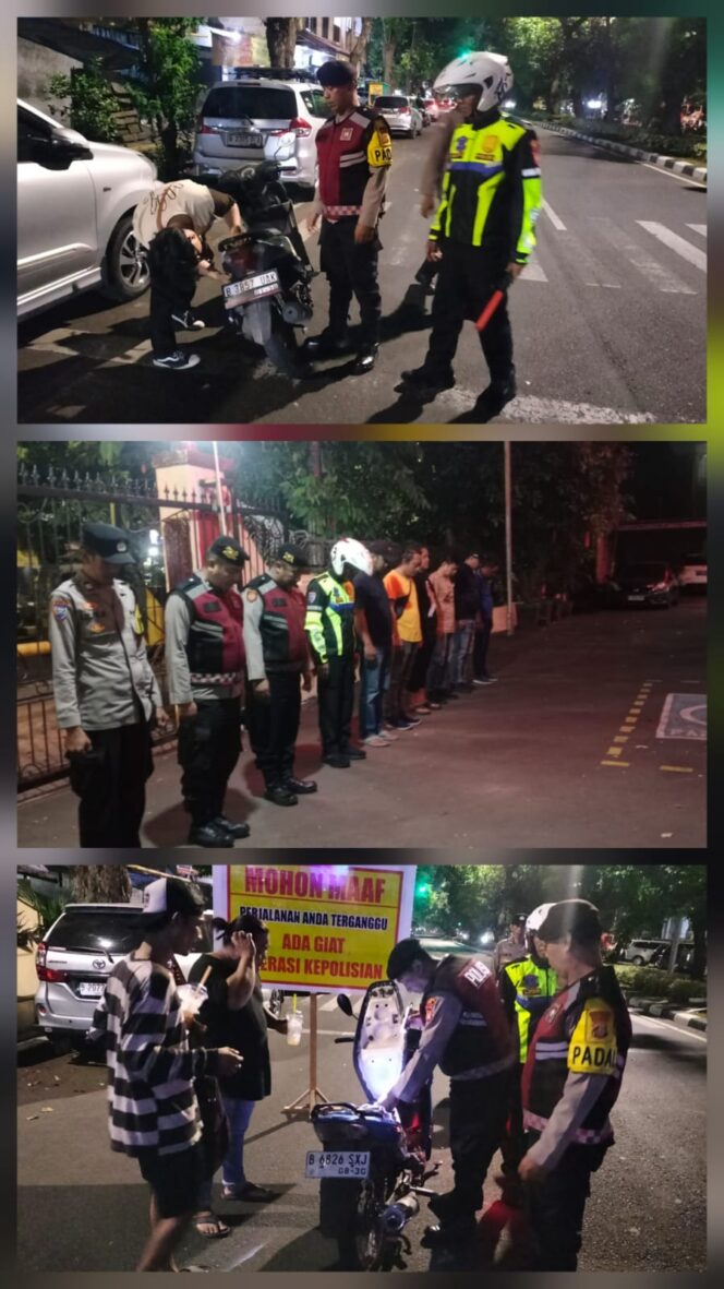 
					Polsek Senen Gelar Operasi Stasioner Dini Hari, Antisipasi Kejahatan Jalanan hingga Balap Liar