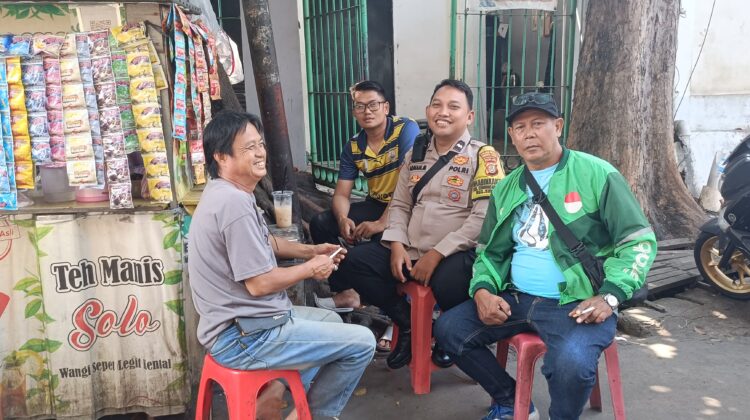 Silaturahmi Dan Diskusi Kamtibmas Di Pangkalan Ojek Online” Jadi Mitra Strategis Jaga Kamtibmas