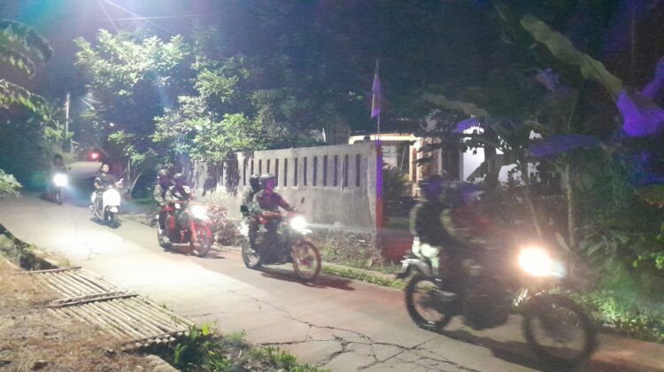 Sinergitas Koramil 08/Kronjo Gelar Patroli Bersama Polsek Cegah Potensi Gangguan Kamtibmas