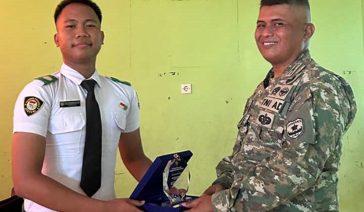 Danramil 01/Teluknaga Mayor Inf Zein Berikan Materi Wawasan Kebangsaan kepada 125 Calon Paskibraka Peringatan HUT RI Ke – 81
