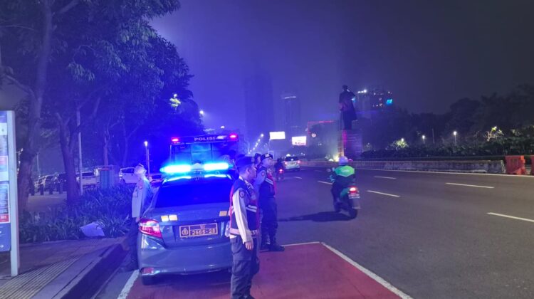 Polsek Metro Tanah Abang Tingkatkan Kegiatan Kepolisian Melalui Operasi Stasioner Dini Hari