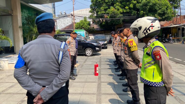 Polisi Gelar Apel Pengamanan Jelang Aksi Unjuk Rasa di DPP PKB