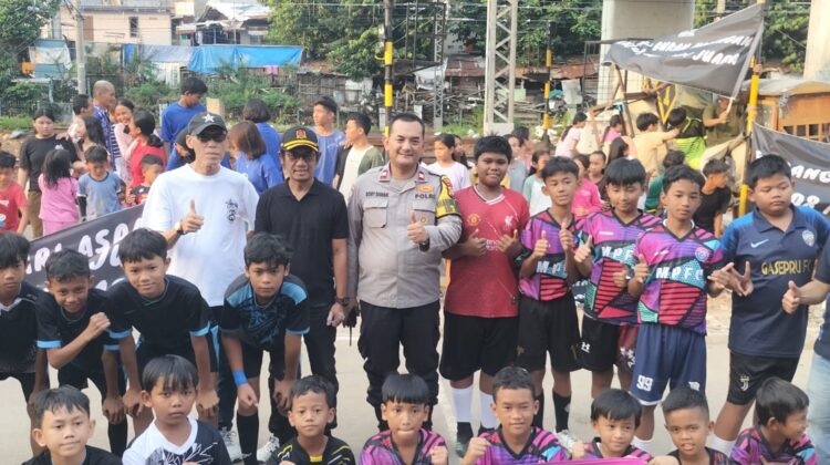 Bhabinkamtibmas Menteng Kawal Liga Aspal U-13, Wadah Pembinaan Talenta Muda