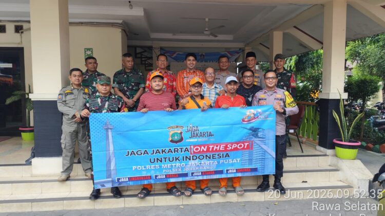 Polri Hadir Dengarkan Aspirasi Warga, Jaga Jakarta On The Spot Perkuat Sinergi Cegah Tawuran Dan Narkoba Di Johar Baru