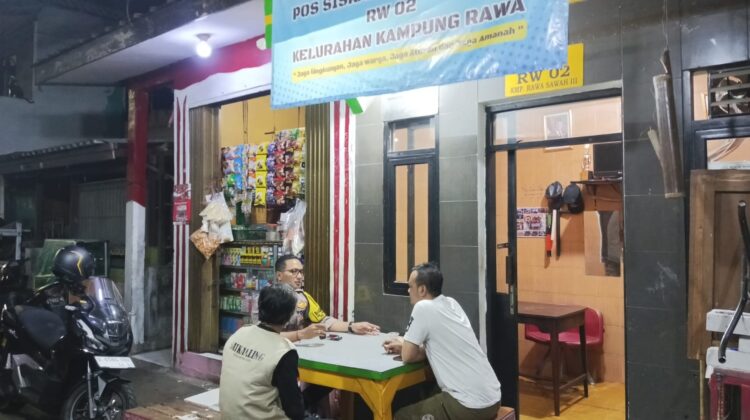 Sinergi Polisi dan Warga Makin Solid, Poskamling RW 02 Perkuat Benteng Keamanan Lingkungan