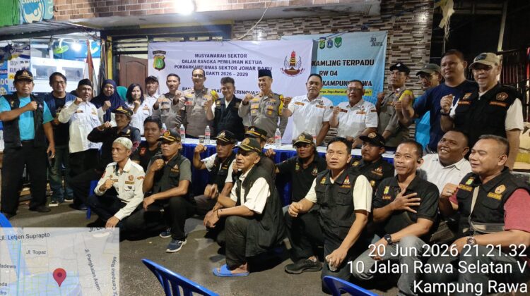 Musyawarah Sektor Pokdarkamtibmas Johar Baru Berlangsung Kondusif, Ketua Terpilih Masa Bhakti 2026–2029 Ditetapkan Secara Aklamasi