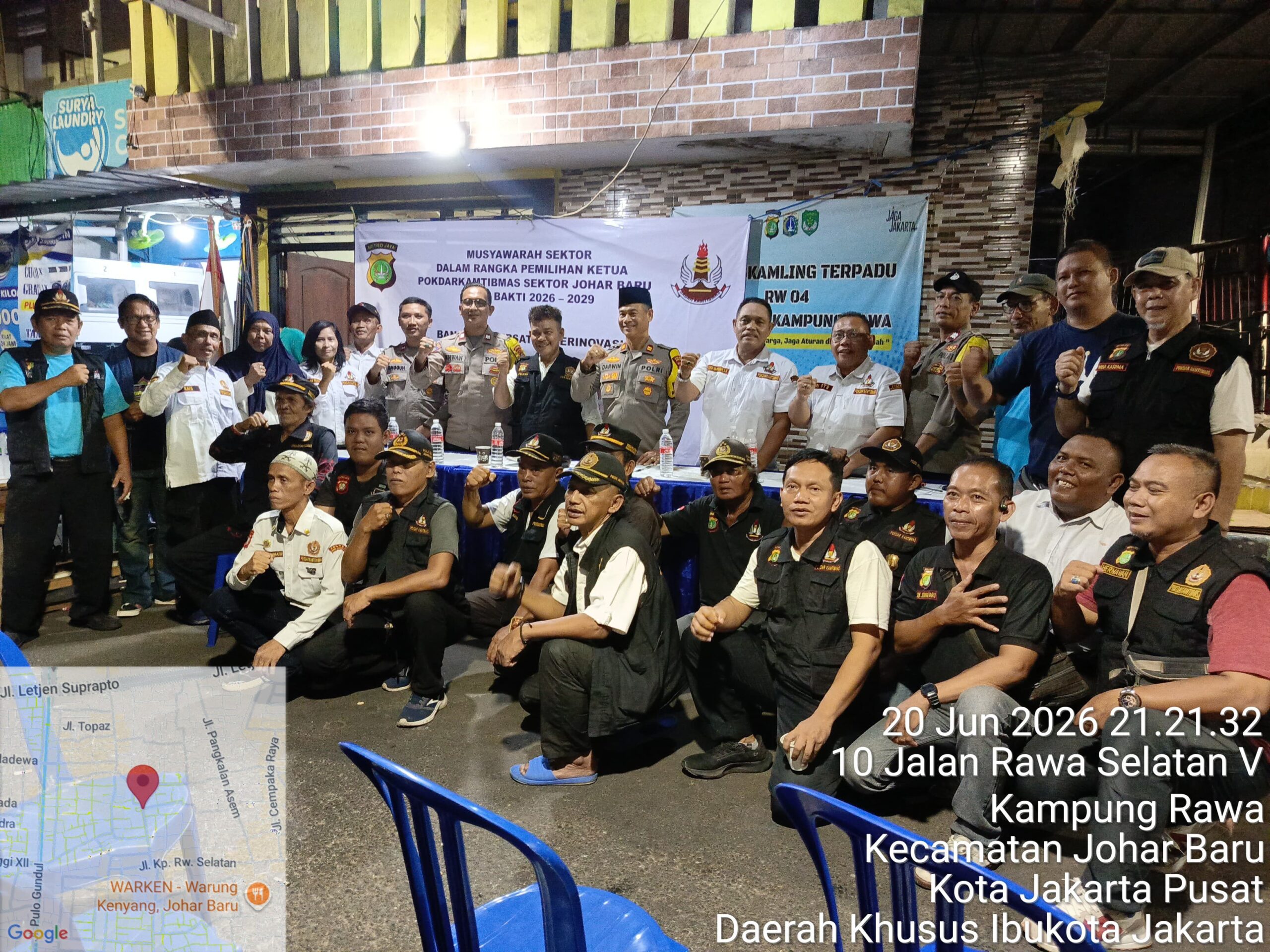 Musyawarah Sektor Pokdarkamtibmas Johar Baru Berlangsung Kondusif, Ketua Terpilih Masa Bhakti 2026–2029 Ditetapkan Secara Aklamasi
