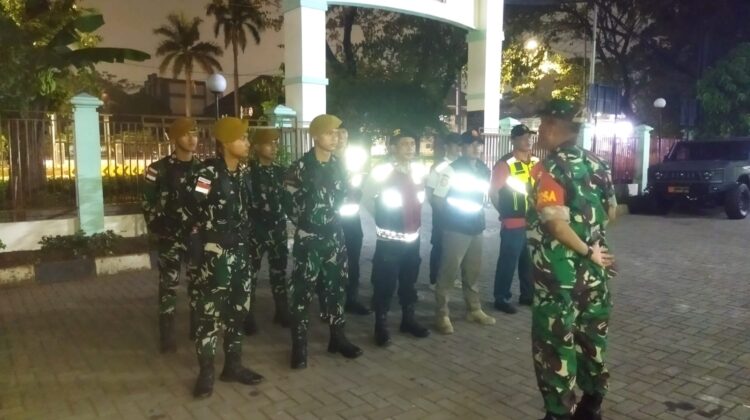Apel dan Patroli Gabungan Tiga Pilar Sisir Wilayah Senen, Antisipasi Gangguan Kamtibmas
