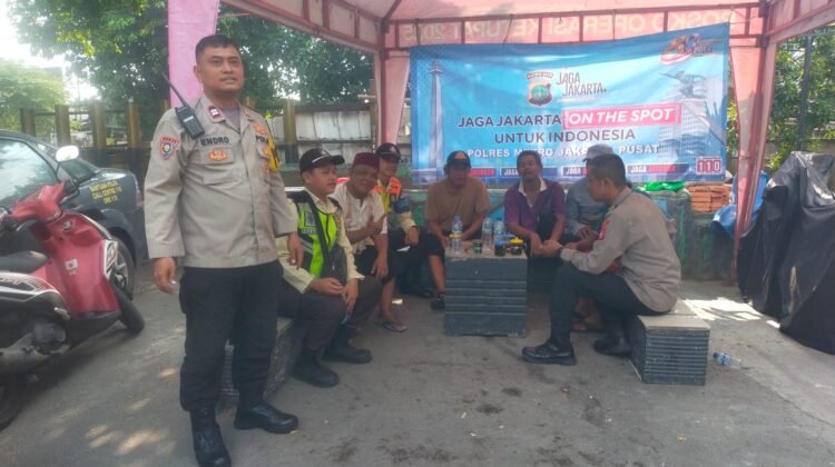 Polsek Senen Gelar Jaga Jakarta On The Spot, Ajak Warga Kramat Perkuat Kamtibmas